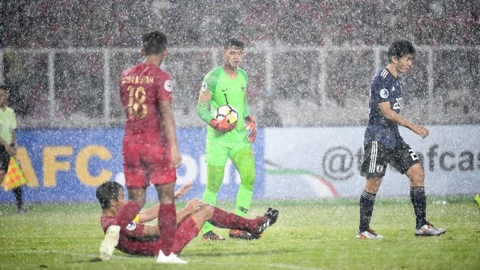 Indonesia kalah 0-2 dari Jepang di Perempatfinal Piala Asia U-19 2018. (Foto: AFC) Indonesia kalah 0-2 dari Jepang di Perempatfinal Piala Asia U-19 2018. (Foto: AFC)