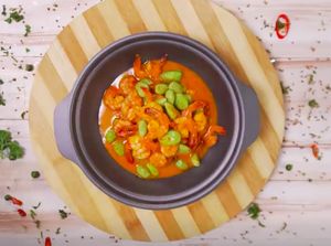 Resep Sambal Kuah Udang Petai, Bunda Pasti Ketagihan