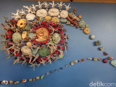 Foto: Kerennya Instalasi Semesta Terumbu Karang di Bali