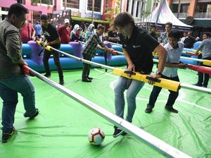 Fernando Morientes Ramaikan Nobar El Clasico di Surabaya