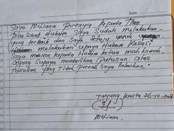 Jeritan Meliana dari Balik Penjara