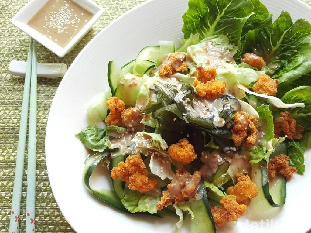 Resep Salad : Salad Lettuce Rumput Laut Pok Pok