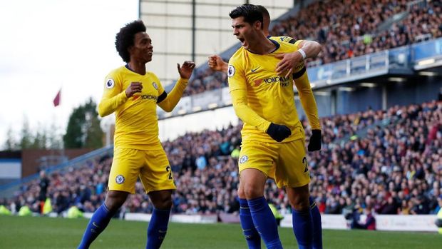 Chelsea tampil bagus di markas Burnley dan mengakhiri laga dengan kemenangan 4-0.