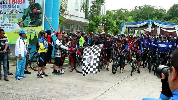 Implemtasi Inpres Narkoba Lewat Gowes Sepeda