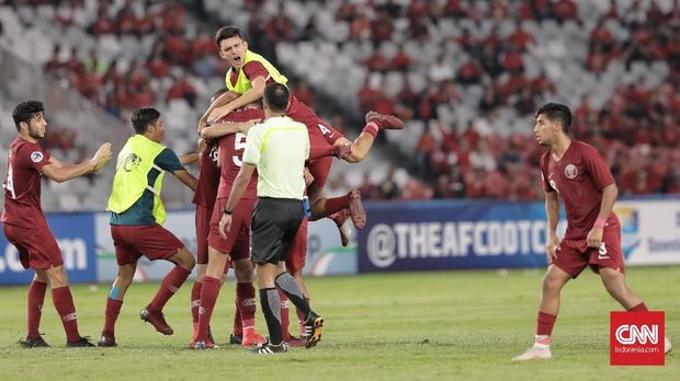 Qatar lolos ke semifinal Piala Asia U-19 2018.