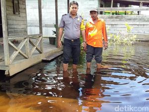 Banjir di Rokan Hilir Riau, Sebagian Warga Mengungsi