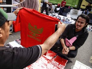 Geliat Penjual Kaos Indonesia di Hari Sumpah Pemuda