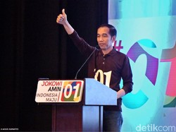 Jokowi Kenalkan Salam Jempol untuk Kampanye Pilpres 2019