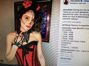 Seram Berkostum Halloween, Cinta Laura Tetap Dipuji Seksi