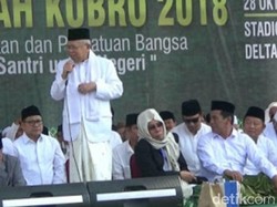 Hadiri Istigasah Kubro di Sidoarjo, Maruf Amin Ngaku Belum Tua