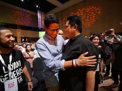 Bertemu Erick Thohir, Sandiaga: Persahabatan Itu Aset