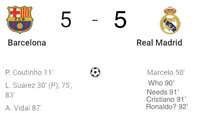 Madrid diolok bisa mengejar skor 1-5 menjadi 5-5 dengan tambahan empat kata Siapa Butuh Cristiano Ronaldo. (Foto: Twitter @TrollFootball)