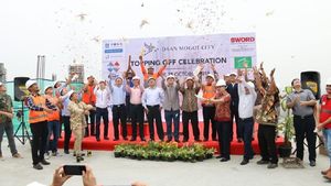 Daan Mogot City Lakukan Topping Off Tahap 1
