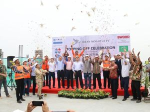 Daan Mogot City Lakukan Topping Off Tahap 1