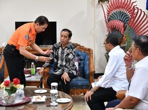 Tiba di Halim, Jokowi Langsung Terima Laporan soal Lion Air JT 610