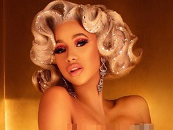 Cardi B Tampil Bling-bling dengan Rambut Berhiaskan Berlian