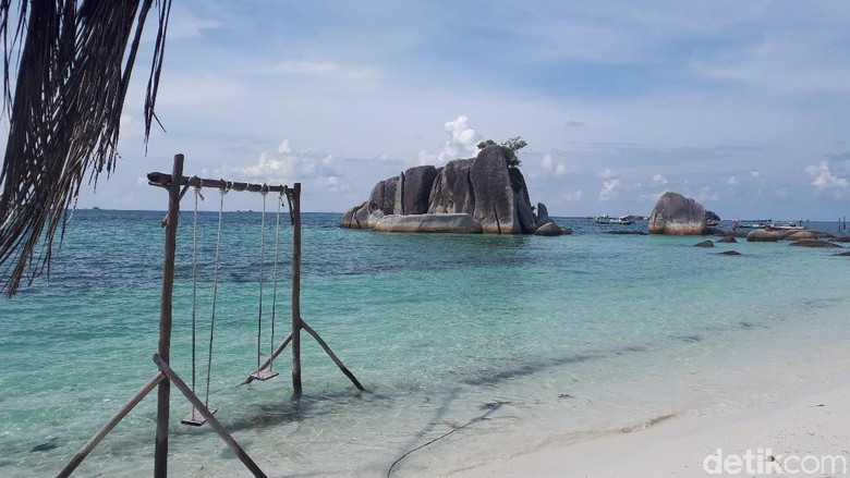 Foto: Keindahan pesisir pantai di Belitung (Afif Farhan/detikTravel)