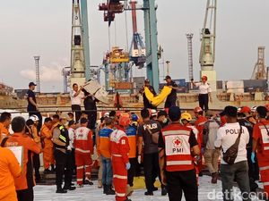 Lagi, 2 Kantong Jenazah Korban Lion Air JT 610 Tiba di Priok