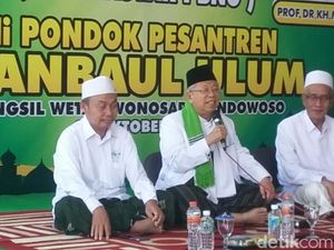Di Bondowoso, Maruf Amin: Perlu Segera Ada UU Pesantren
