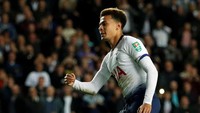 Berikutnya ada Dele Alli (Tottenham Hotspur) yang ditaksir punya nilai transfer sebesar 163,4 juta euro (Rp2,7 triliun). Foto: Andrew Boyers/REUTERS