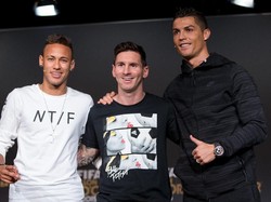 Neymar Terus Belajar dari Messi dan Ronaldo