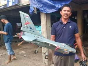 Terbang Mulus! Pesawat Nirawak Buatan Sopir Angkot asal Sulawesi