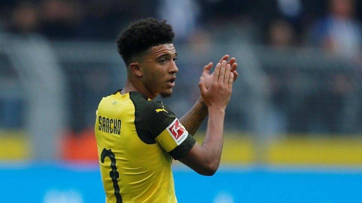 Jadon Sancho tampil luar biasa bersama Dortmund musim ini (Leon Kuegeler/Reuters)