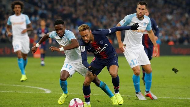 Neymar mampu mengantar PSG meraih kemenangan di markas Marseille.