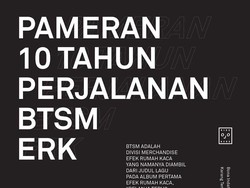 Efek Rumah Kaca Pamerkan Merchandise yang Dirilis 10 Tahun Terakhir