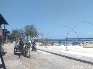 Foto Gili Trawangan Bebenah, Wisatawan Berdatangan