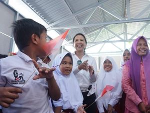 Ke Sigi, Rini Cek BUMN Bangun 550 Hunian Sementara Korban Gempa