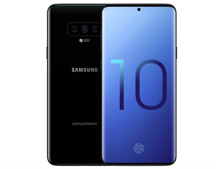 Gambar konsep Galaxy S10. Foto: istimewa Gambar konsep Galaxy S10. Foto: istimewa