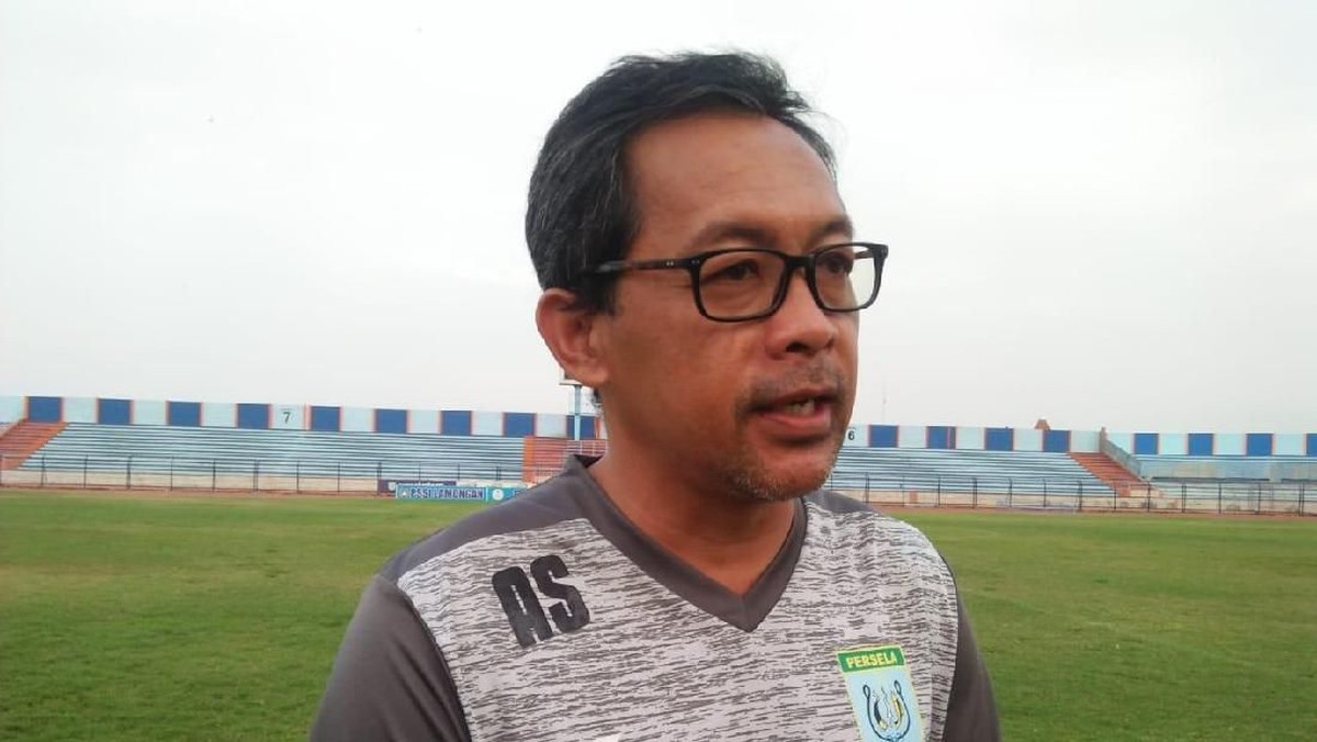 Aji Santoso usung misi menjegal Persija Jakarta di GBK. (Foto: Eko Sudjarwo/Detikcom)