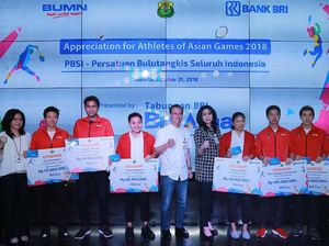 Raih Emas, Kevin Sanjaya Cs Dapat Tabungan BritAma Rp 100 Juta