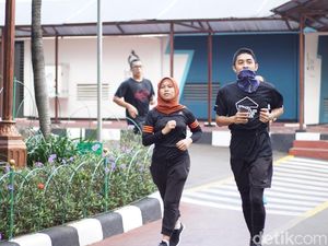 Berkaos Hitam, PNS Kemenkeu Kenang Korban Lion Air JT 610 dengan Lari