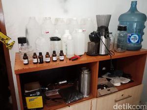 Produksi Liquid Vape Ekstasi Rumahan Dibongkar Polisi
