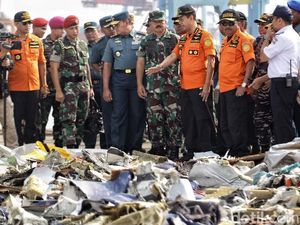 Panglima TNI Tinjau Posko Evakuasi Pesawat Lion Air