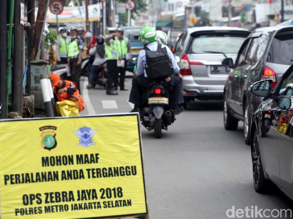 Catat! Ini Titik Lokasi Operasi Zebra di Jakarta Pusat