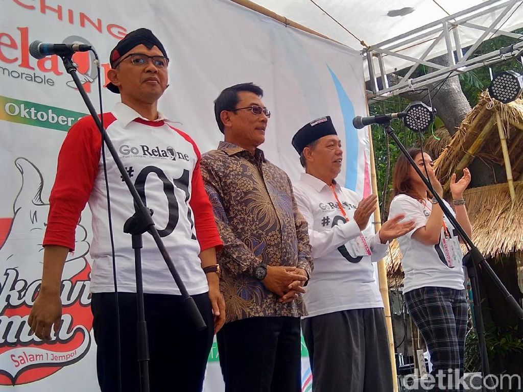 Moeldoko Ingatkan Relawan Jokowi-Amin Kerja Damai