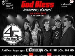 Konser Anniversary ke-45 God Bless Digelar Malam Ini!