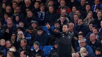 Lampard kembali ke Stamford Bridge, Kamis (1/11/2018) dini hari WIB, saat memimpin Derby County menghadapi Chelsea di babak keempat Piala Liga. Ya, Lampard kini menjadi manajer. (Foto: Andrew Couldridge/Reuters)