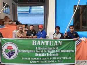 Kemendes Kembali Kirim Logistik ke Donggala Senilai Rp 400 Juta