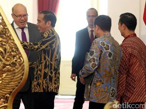 Menteri Ekonomi Jerman Temui Jokowi di Istana Merdeka
