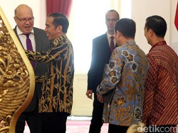 Menteri Ekonomi Jerman Temui Jokowi di Istana Merdeka