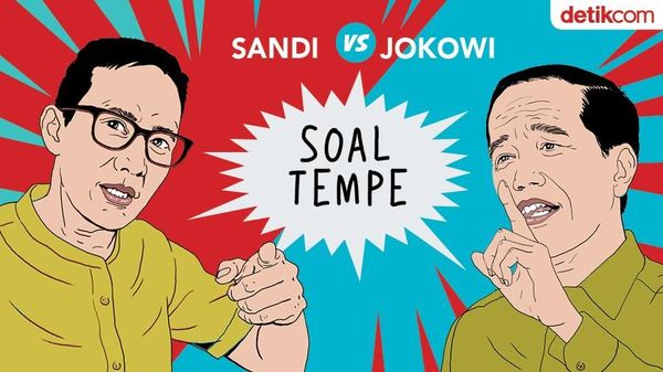 Jokowi Sindir Sandi Soal Harga dan Ketebalan Tempe 