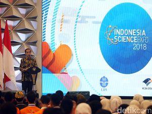 Gaya Jokowi Buka Pameran Indonesia Science Expo 2018 Gaya Jokowi Buka Pameran Indonesia Science Expo 2018
