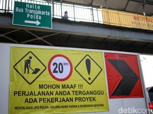 Akhirnya JPO Polda Metro Jaya Direvitalisasi