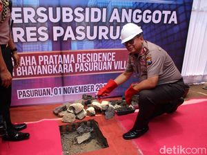 105 Rumah Bersubsidi untuk Anggota Polisi di Pasuruan Dibangun