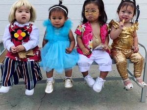 Imut Banget, Balita Pakai Kostum Halloween ala Crazy Rich Asians