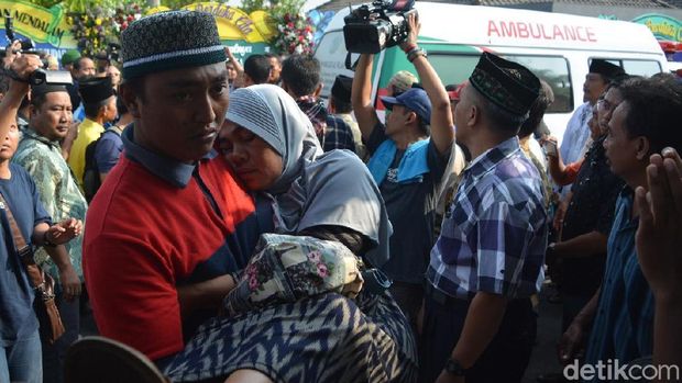 Ibunda Jannatun, korban Lion Air pingsan/